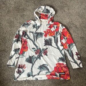 Columbia Sportswear Floral Print Hooded Long Sleeve